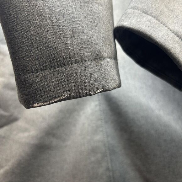 The North Face Softshell Jacket Womens Large Gray Fleece Lined Full Zip - Picture 14 of 15